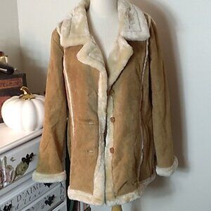 Red Ranch cowboy 🤠 western thick leather trench coat 2XL nwt Yellowstone